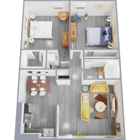 Garden Two Bedroom Two Bath