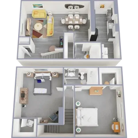 garden townhome two bedroom two bath
