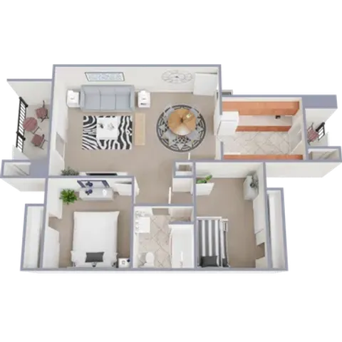 2 bedroom 1 bathroom