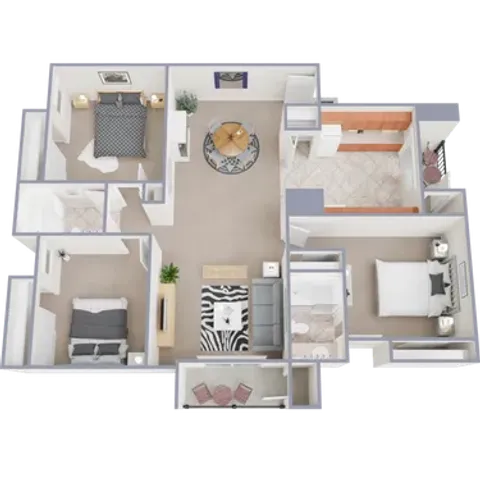 3 bed 1.75 Bath B