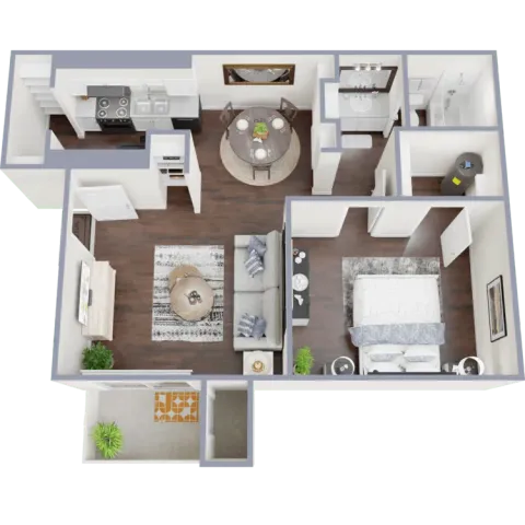 ONE BEDROOM ONE BATH