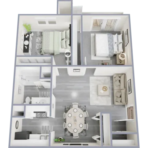 two bedroom two bath