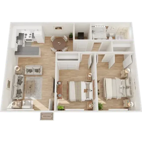 two bedroom two bath
