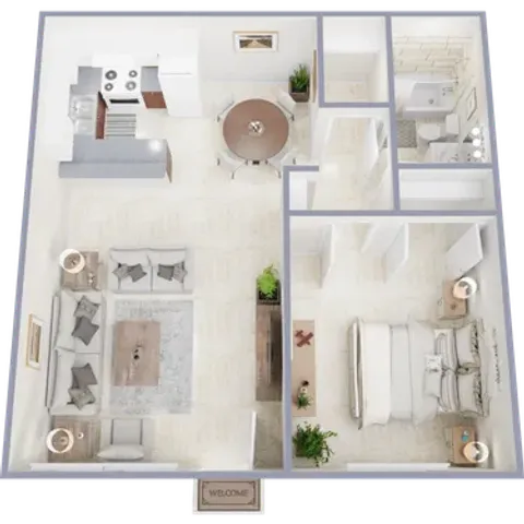 ONE BEDROOM ONE BATH