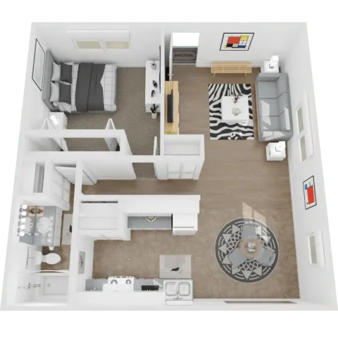 one bedroom one bath