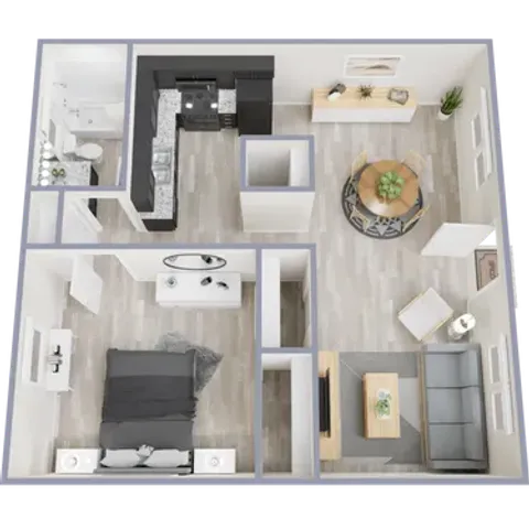 one bed one bath