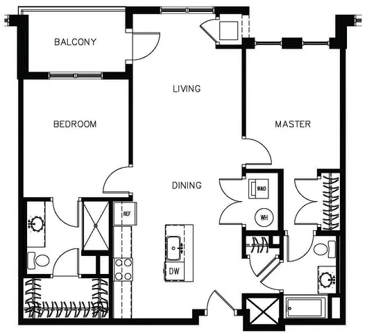 2 bed 2 bath- Tinley