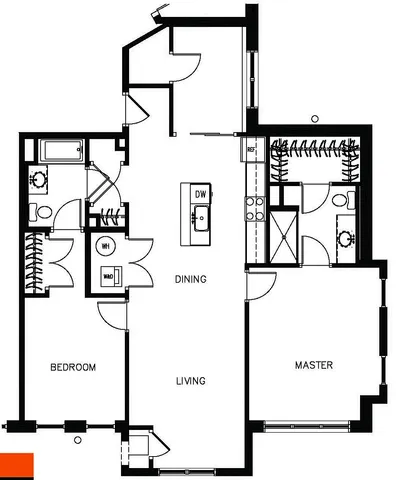 2 bed 2 bath den- Diamond
