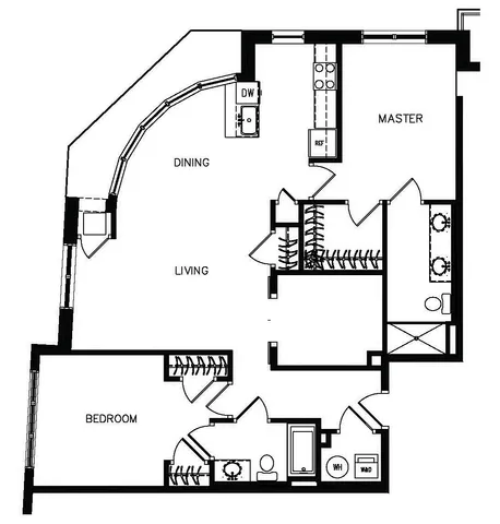 2 bed 2 bath den- Rauhoff
