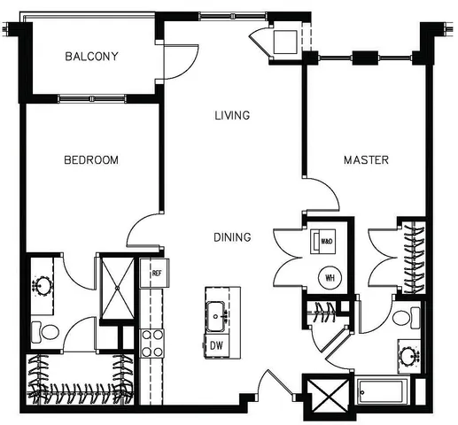 2 bed 2 bath- Tinley
