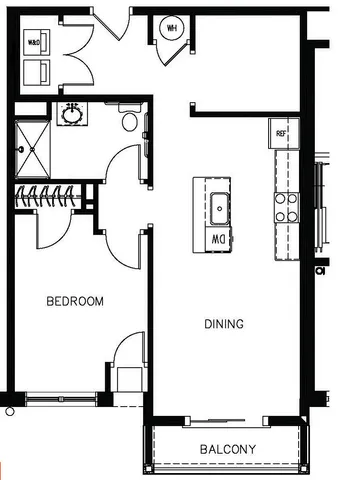 1 bed 1 bath den- Bremen
