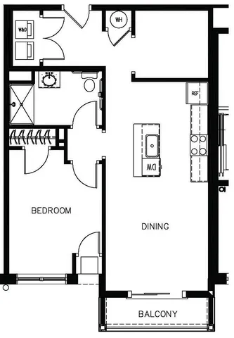 1 bed 1 bath den- Bremen