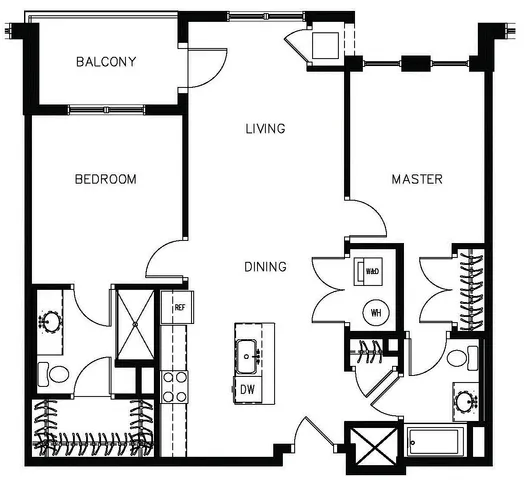 2 bed 2 bath- Tinley