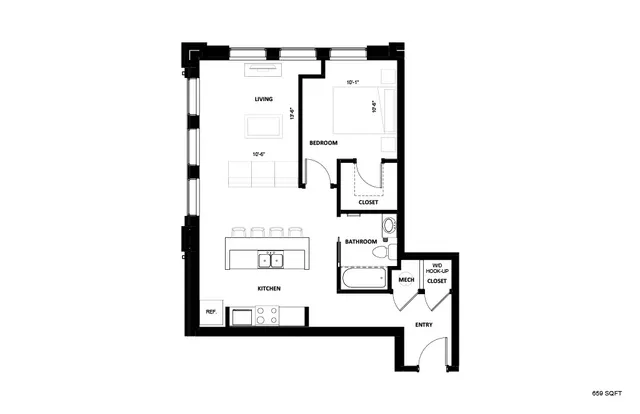 Illinois Street Senior - Floorplan Layout