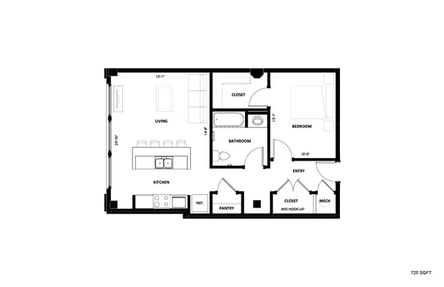 Illinois Street Senior - Floor Plan