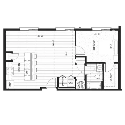 Monon Lofts - Cruiser Floorplan