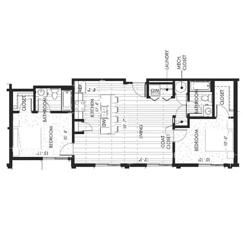 Monon Lofts - Trail Floorplan