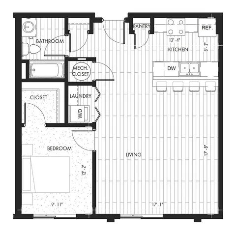 Monon Lofts - Freeride Floorplan