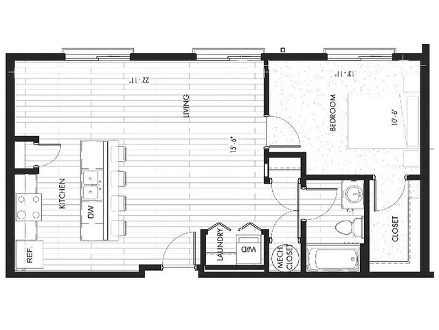 Monon Lofts - Cruiser Floorplan