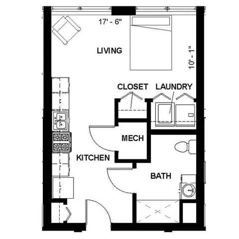 Florence Fay - Studio Floor Plan