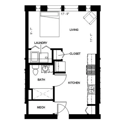 Florence Fay - Studio Layout