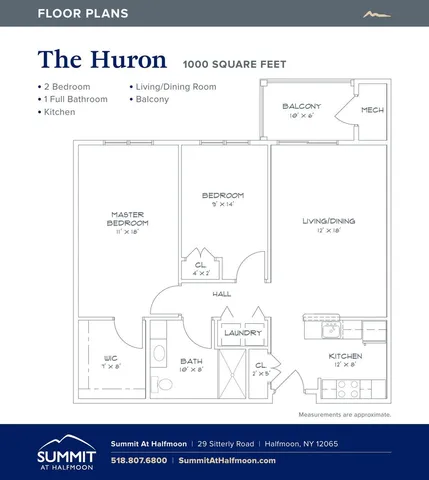 Summit at Halfmoon - Huron Floor Plan
