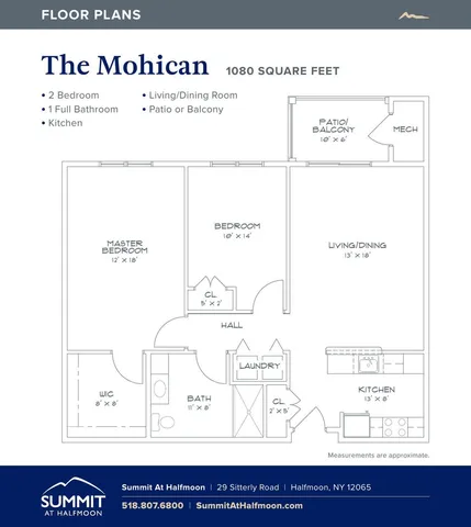Summit at Halfmoon - Mohican Floor Plan