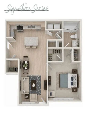 Modern floor plan layout
