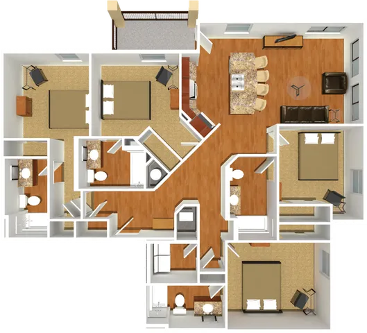 Junction E1 Four Bedroom A