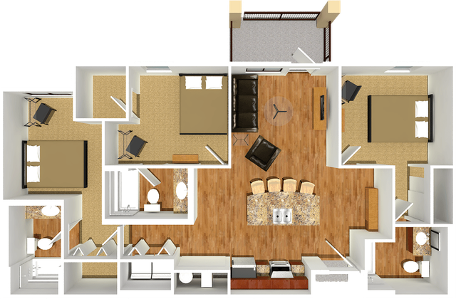 Junction D1 Three Bedroom