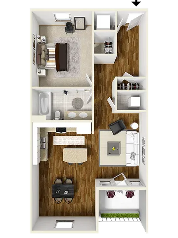 The Cabana Floorplan