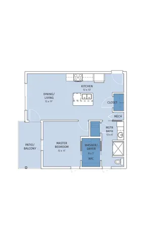 Mesa- 1 Bedroom, 1 Bathoom