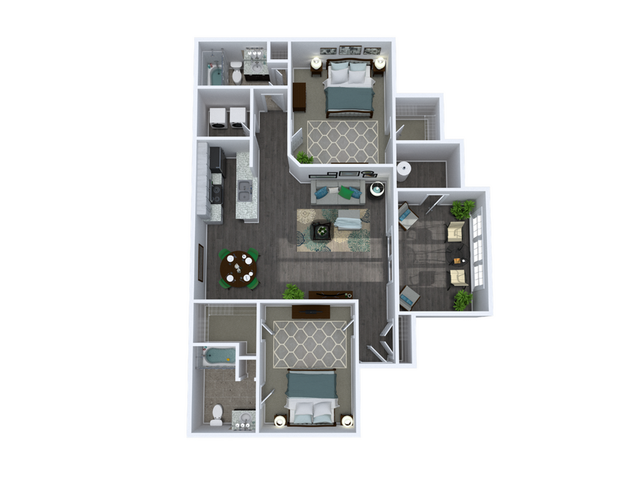 The Preston - Two-Bedroom Floorplan