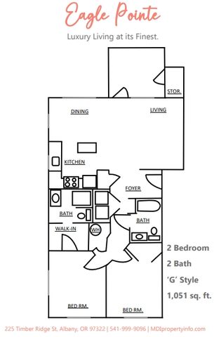 2x2G Floor Plan