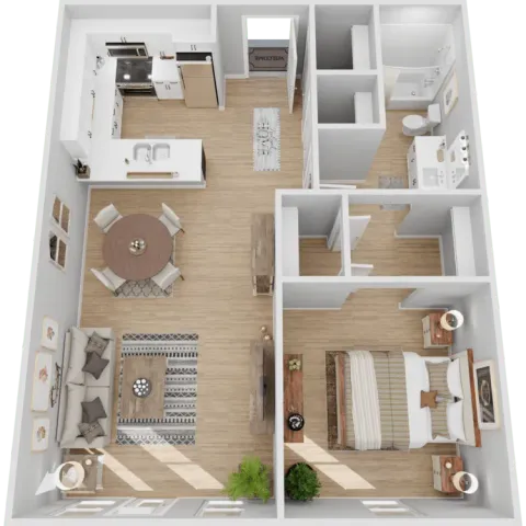 1Bed 1 Bath