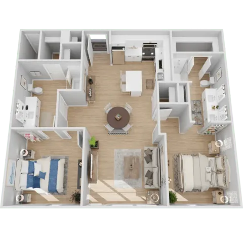 2 Bed 2 Bath V2