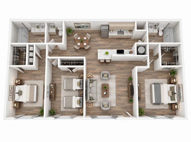 Highland Park - Spacious Floorplan