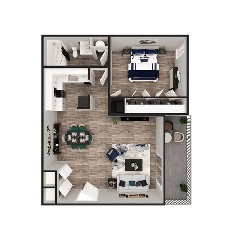https://www.jeffersonarms-apts.com/ - One-Bedroom Floorplan