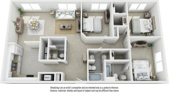 Redwood  Floor Plan Render