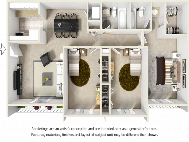 The Lantana w/ Premium Finishes, Wood Style Floor
