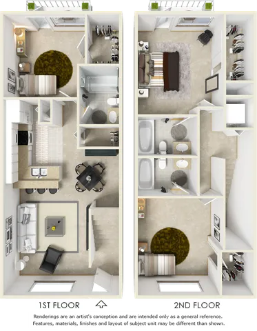 Midwood 3 bedroom 3 bathroom floor plan