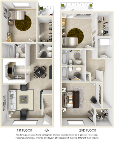 Windsor 3 bedroom 3 bathroom floor plan
