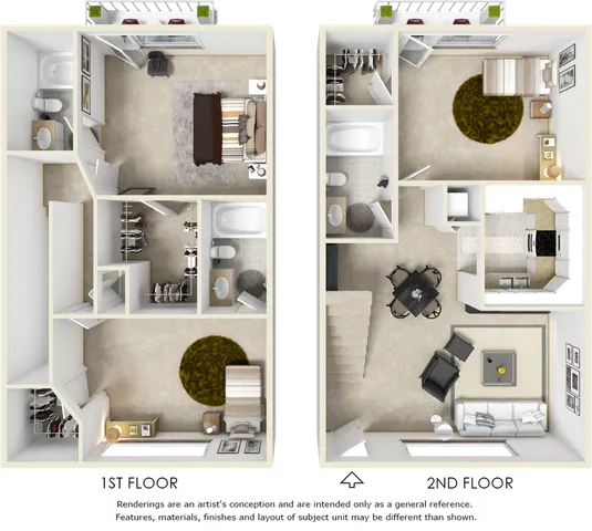Kensington 3 bedroom 3 bathroom floor plan