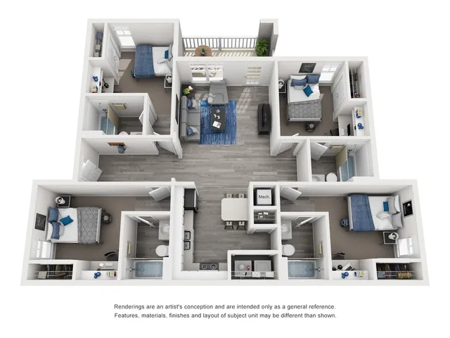 Azure 4 bed - 4 bath suite