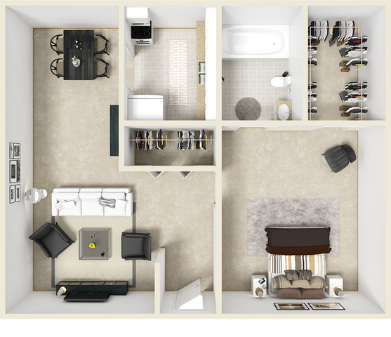 Village West 1/1 Render