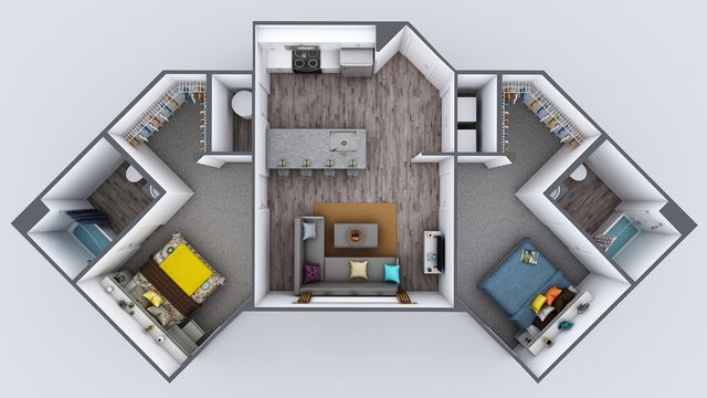 2BR/2BA - Premium