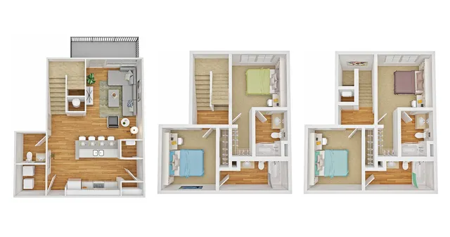4x4 Townhome A