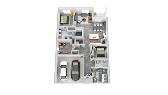 Single level 4 bedrooms