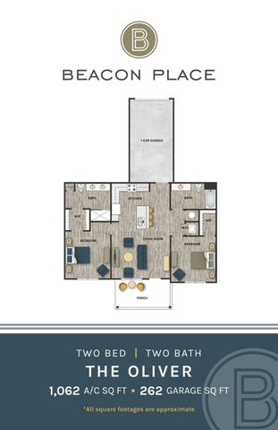 Beacon Place North Valley - Oliver Floor plan