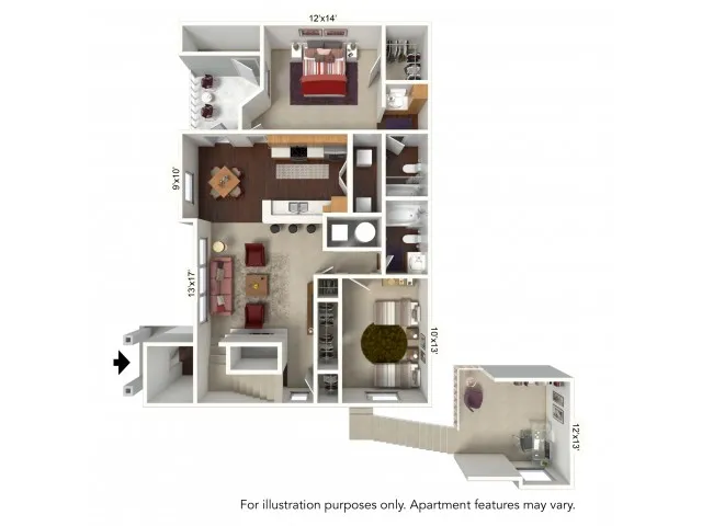 Floor Plan 4 | Windsong Place Apartments